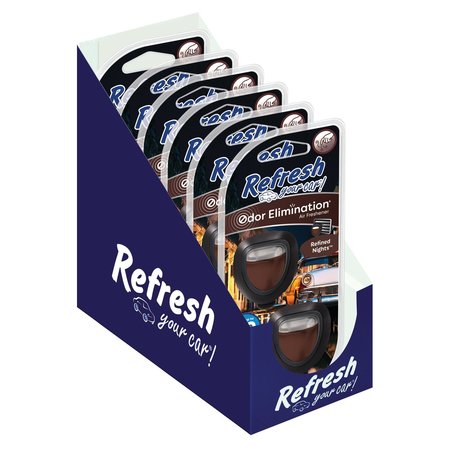 Refresh Your Car Refresh Your Car! Refined Nights Black/Brown Air Refresheners , 2PK RMD255-2